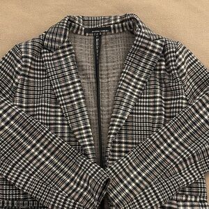 Plaid Blazer Jacket